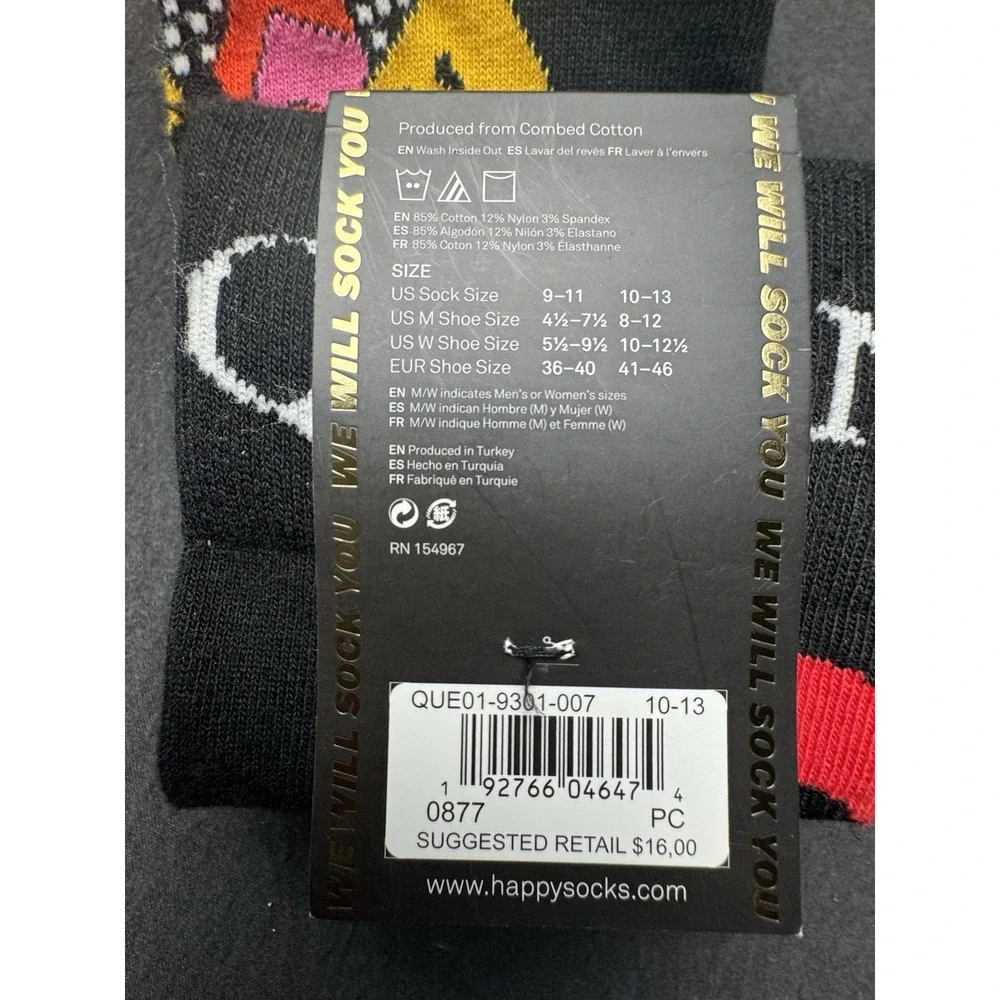 Queen socks by Happy Socks,‎ size US 10-13